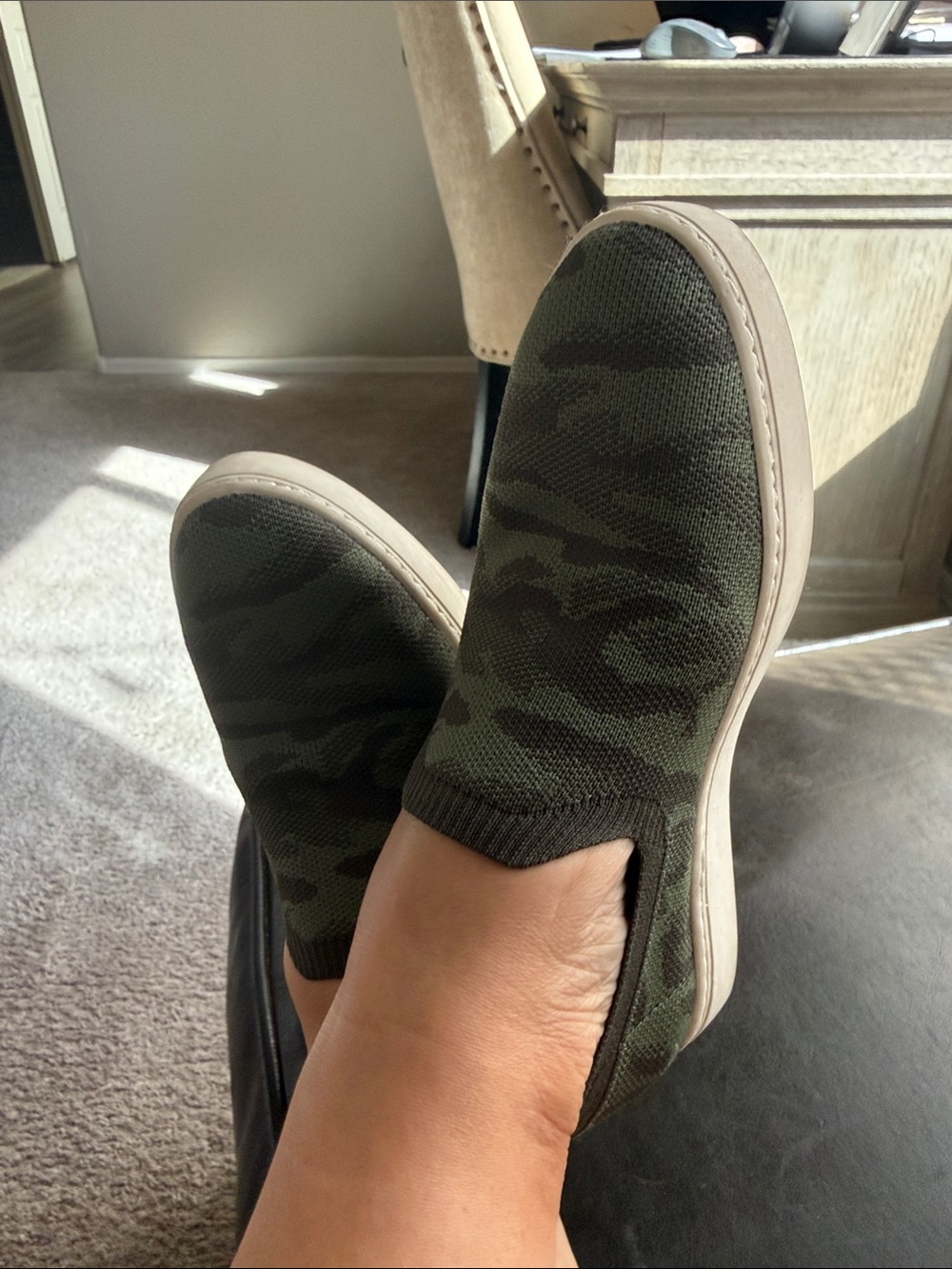 Banana Republic camouflage loafers 6.5M